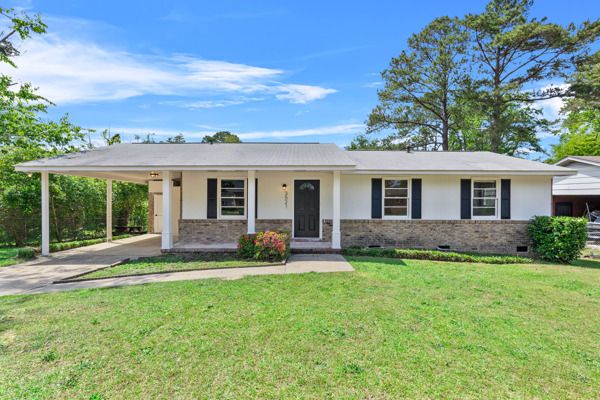 Renovated home exterior
